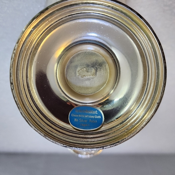 Vtg Raimond Victorian Pedestal Silver Plated Sugar Scuttle with Scoop - Picture 11 of 15